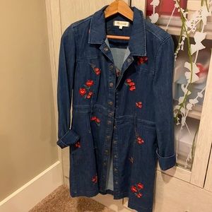 Madewell denim dress. Has never been worn.